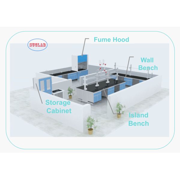 Quality High Safety C-Frame Chemistry Lab Work Benches Manufacturers with Durable and Customizable Frame for sale