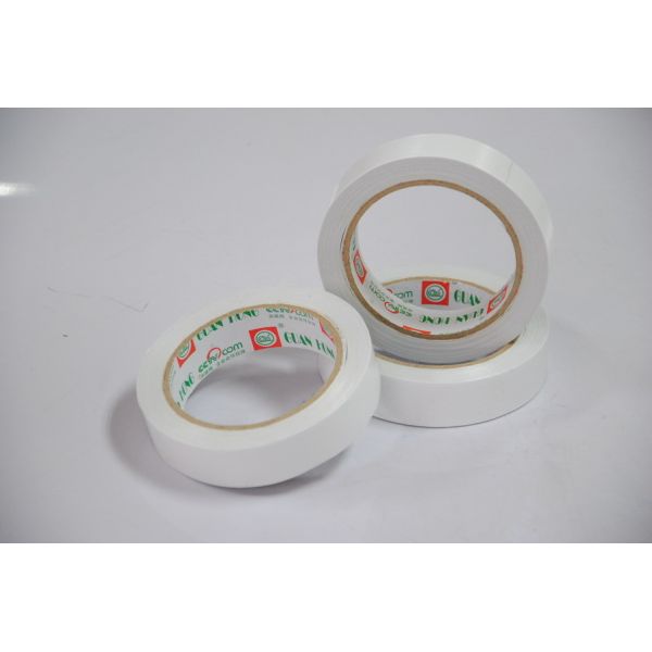 white customized industrial strength Double Sided Tissue Tape ，80mic 120mic