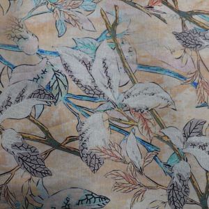 100 Percent Viscose Rayon Fabric Plain Printed Woven 30s*141s