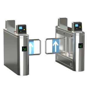 Office Building Electronic Turnstile Gates Automatic Indentification System With