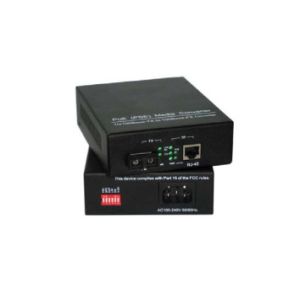 PoE (PSE) 10/100 Base - TX To 100 Base - FX Media Converter Iron Material