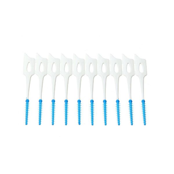 TPE Floss Oral Hygiene Soft Plastic Dental Floss Pick for Teeth Cleaning Oral Care