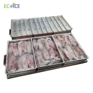 Fast Freezing 2kg Block Frozen Shrimp Freezing Box in Aluminum Material for
