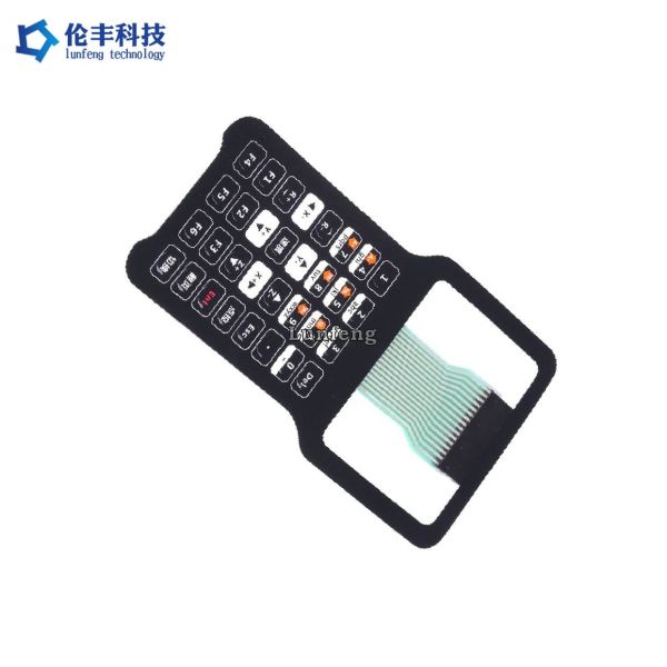 Quality PET Transparent LCD Flat Membrane Switch Matte Surface Keypad for sale