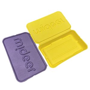 Biodegradable Color Pulping Paper Tray Eco-Friendly Pulp Molded Pen Packaging