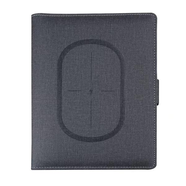 Quality A5 Wireless Charging Notebook Multi-Function Business Card With Data Cable Notebook for sale