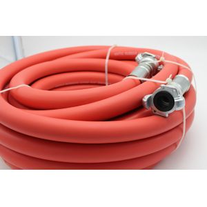 3/4"And 1" Rubber Air Hose Assembly , Jack Hammer Hose with Claw Fittings