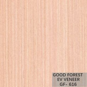 Fancy Recomposed Wood Veneer Pearl Oak Pink Color Fineline Grain