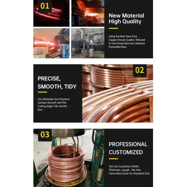 Brass Coil Red Seamless Copper Pipe C10100 C10200 C11000 T1 T2 T3 T4