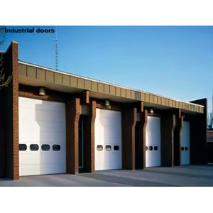 Wholesale Noise Reducing Steel Overhead Sectional Door with Powder Coated Finish Industrial Insulated Doors from china suppliers