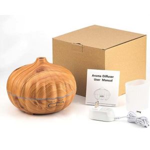 500ml Portable Ultrasonic Essential Oil Aroma Diffuser Pumpkin Shape Air Aroma