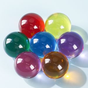 Custom transparent Contact Juggling Ball Magic Tricks Crystal Ultra Clear