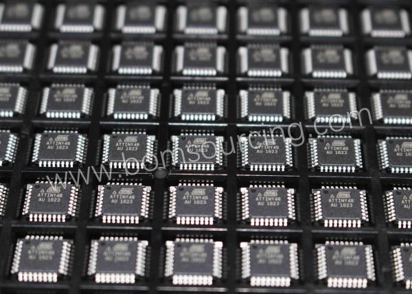 Quality ATTINY48-AU Integrated Circuit IC Chip , Microcontroller IC 8 Bit 12MHz 4KB 2K x 16 FLASH for sale