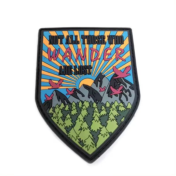 Customized Waterproof PVC Morale Patch With Eco Friendly Design