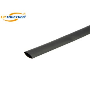 Buy cheap Durable Pure Black Insulated Heat Shrink Tubing 12 N/ MM² Tensile Strength from wholesalers