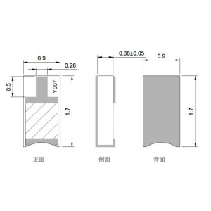 25 Watt DC 5GHz-7GHz Electrode Resistance CVD Chip Termination Electrode ：Gold