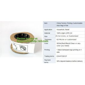 Pre Opened Plastic Bags on Rolls - Pre Open Auto Machine Bags,Rollbag Pre-Opened