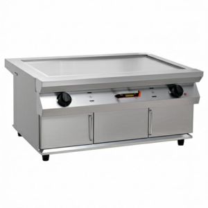 GREENARK TO14 Stainless Steel 304 Mobile Teppanyaki Grill Table Gas