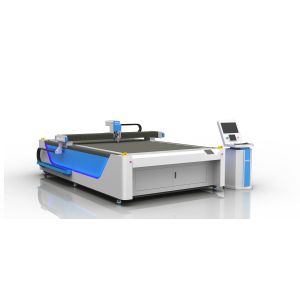 1600x2500mm Oscillating Knife Cutting Machine , CNC Fabric Cutting Machine