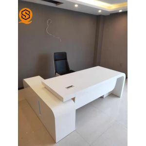 High Strength Solid Surface Office Furniture Executive Office Desk SGS