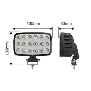 90W LED Work Light with 360 Degree Adjustable Bracket