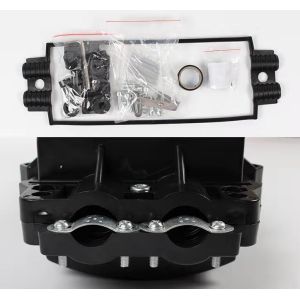 2 Inlet 2 Outlet Fiber Termination Kits horizontal Type FO 24 to 144 Cores