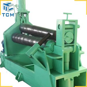 3 Rollers Hydraulic Cone Rolling Machine Steel Conical Cover Bender