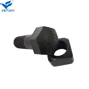 7H3597 1M1408 Excavator Track Shoe Bolt And Nuts 5/8 X 53 MM D5