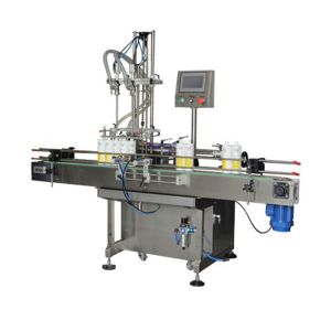 Automatic Inline Multy Heads Horizontal Piston Filling Equipment System