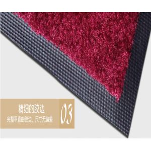 Logo mat nylon printed mat nylon carpet rubber backing Custom logo mat