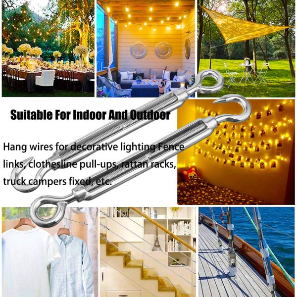 Electric Galvanized Closed Body Turnbuckle Din1478 with Polished Surface Treatment