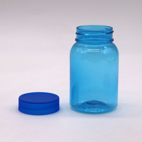 100ml Round PET Customized Color Pharmaceutical Grade Plastic Supplements Medicine Bottles