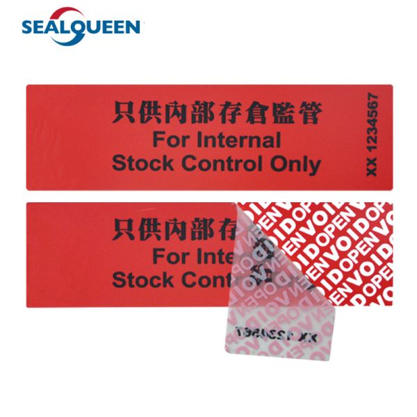 Quality Total Transfer Security Void Seal Stickers Custom Document Tamper Evident for sale