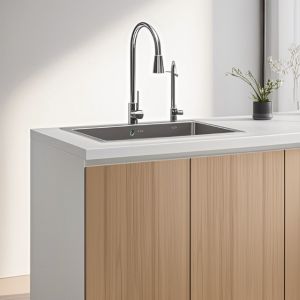 Customizable Double-Door Storage Cabinet For Kitchen And Dining Room Modern Wood