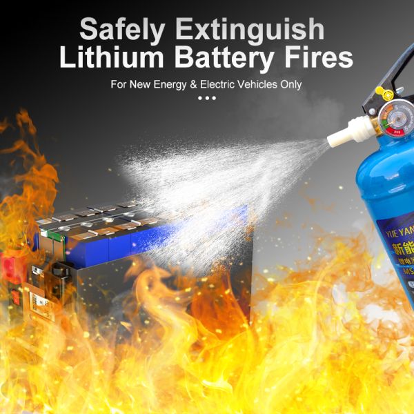 2L Lithium Battery Special Fire Extinguisher - Emergency Portable Model For Energy Storage Station Electric Vehicle Batteries