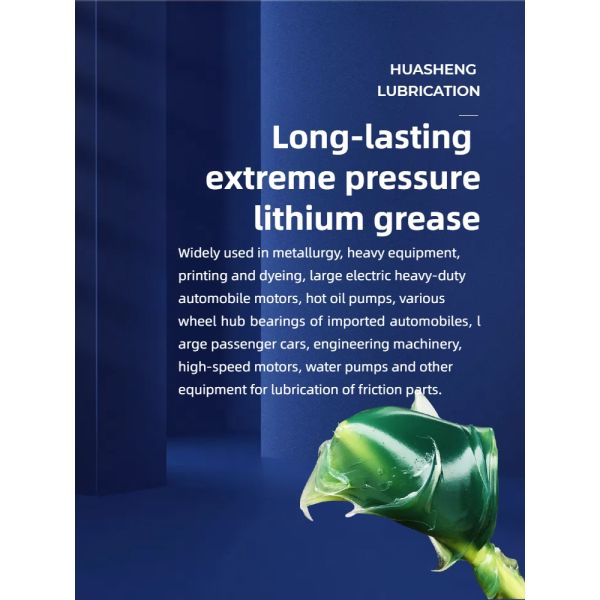 General Composition High Temperature White Lithium Mp3 Grease for Central Lubrication