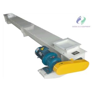 High Power Long Distance Feed Screw Conveyor For Sand Grain Loose Materials