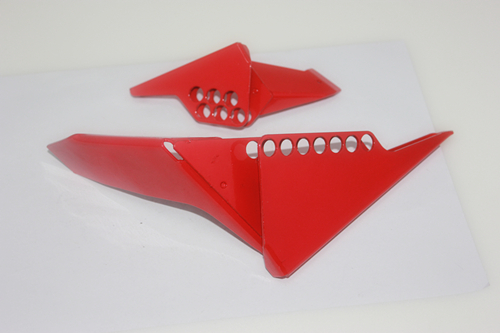 Red Ball Valve Lockout Device For 0.25" - 1" Pipe Power Coated Steel