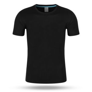 Custom 200gsm Athletic Regular Fit Quick Dry Tee 100% Polyester