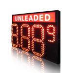 USA 8.889 LED Gas Sign with System Connectivity 3G RF/TCP/IP vms message board