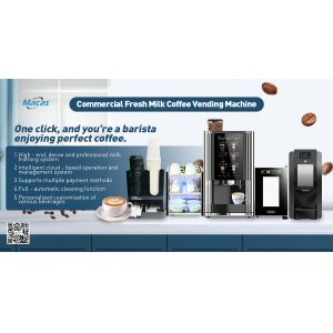 High Quality Factory Price Fresh Milk Coffee Vending Machine Self-cleaning