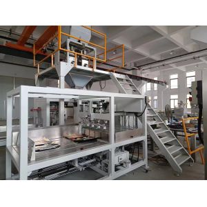 Automatic Bagging Machine For Chemical Products Jumbo Woven Bags Width 400 -