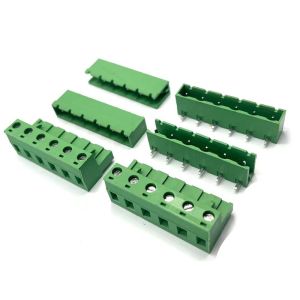 7.62mm Pitch 15Amp Pluggable Plug-in Screw Terminal Blocks Plug + Header