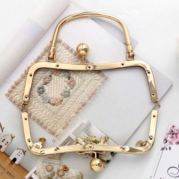 20.5*6cm Kiss Ball Clasp Purse Clasp Frames For Lady Handbag