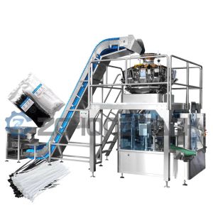Line Type Material Packaging Machine Automatic Material Elevator 1.5KW