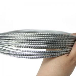 Wholesale Carbon Steel Grade 4x31 8.3mm Hot Dip Galvanized Steel Wire Rope for Suspended Platform from china suppliers
