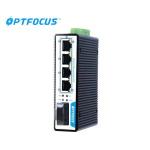 Wholesale 4 Port Industrial Ethernet Switch 4*10/100MBase-T. 1*100MBase-X 4 Port Industrial Poe Switch from china suppliers