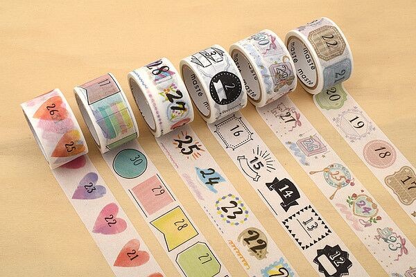 Quality 15mm Width Patterned Decorative Washi Tape Muji Patterned Washi Tape Scrapbook for sale