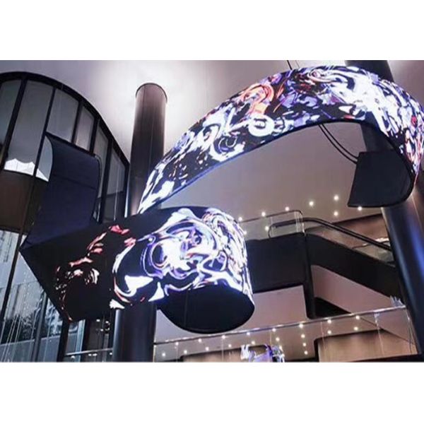 Quality Bendable P2 Flexible LED Displays Module Foldable SMD1515 14 Bit for sale