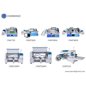 China Charmhigh 7 Models Desktop SMT SMD Pick And Place Machine, Small PCB maching machine on sale China Charmhigh 7 Models Desktop SMT SMD Pick And Place Machine, Small PCB maching machine on sale